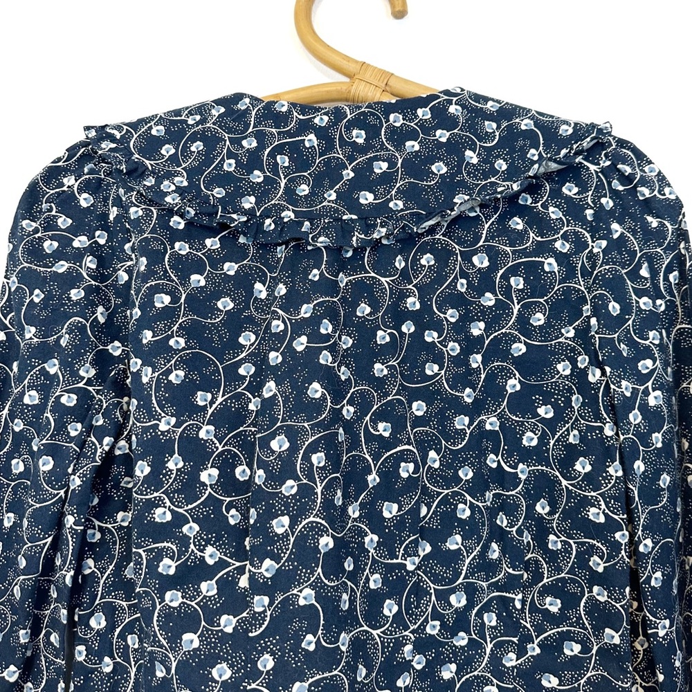 Aritzia | Wilfred | Blythe Blouse in Washed Blue Dark Espace Size XXS - Picture 7 of 12